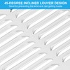 PATIKIL 8x8 Inch Aluminum Vent Cover, Screen Air Grille Ventilation
