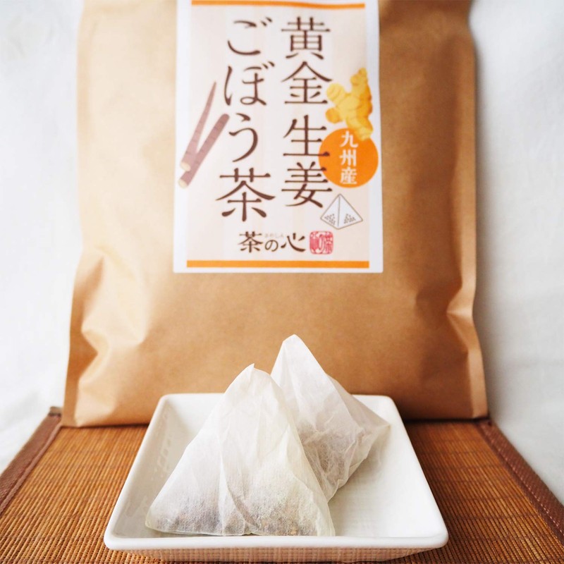 Tea no Heart Kyushu Golden Ginger Burdock Tea, 0.1 oz