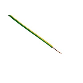 Zenitech - H07V-U 2.5mm² Yellow and Green Power Cord - 25m