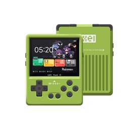 GKDPixel レトロポータブルゲーム機 CNCアルミニウム金属制 OpenSourceシステム 2.4インチフルIPSスクリーン 64GB グリーン