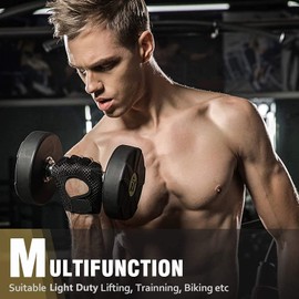 BECNBEAU Workout Gloves Gym Gloves Exercise Weightlifting Training Fitness Grip Sports Rowing Kayak Lightweight Anti Slip Palm Protection for Men Women,XLarge