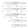 Musifan 5-Piece Chef Knife Set, Professional Ultra Sharp Kitchen Knives
