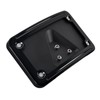 HDBUBALUS Motorcycle Curved Laydown License Plate Mount with Frame Fit