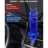 AsgenoX Large Car Sunshade Front Windshield with Safety Hammer Car