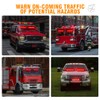 Xprite Red LED Emergency Traffic Advisor Strobe Dual Light Bar
