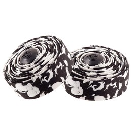 Cinelli Macro Splash Ribbon Handlebar Tape, Black/White