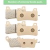 ZICOO Sintered Brake Pads for Honda CBR1000RR CBR 1000RR 2006-2016