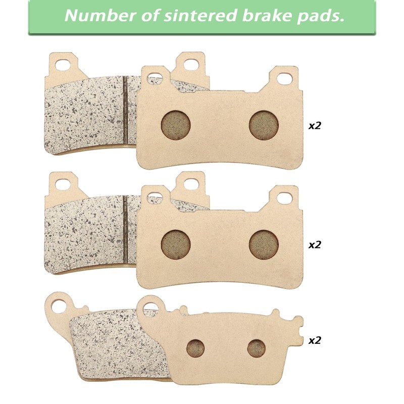 ZICOO Sintered Brake Pads for Honda CBR1000RR CBR 1000RR 2006-2016