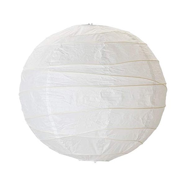 2 X IKEA REGOLIT - Pendant lamp shade, white - 45 cm