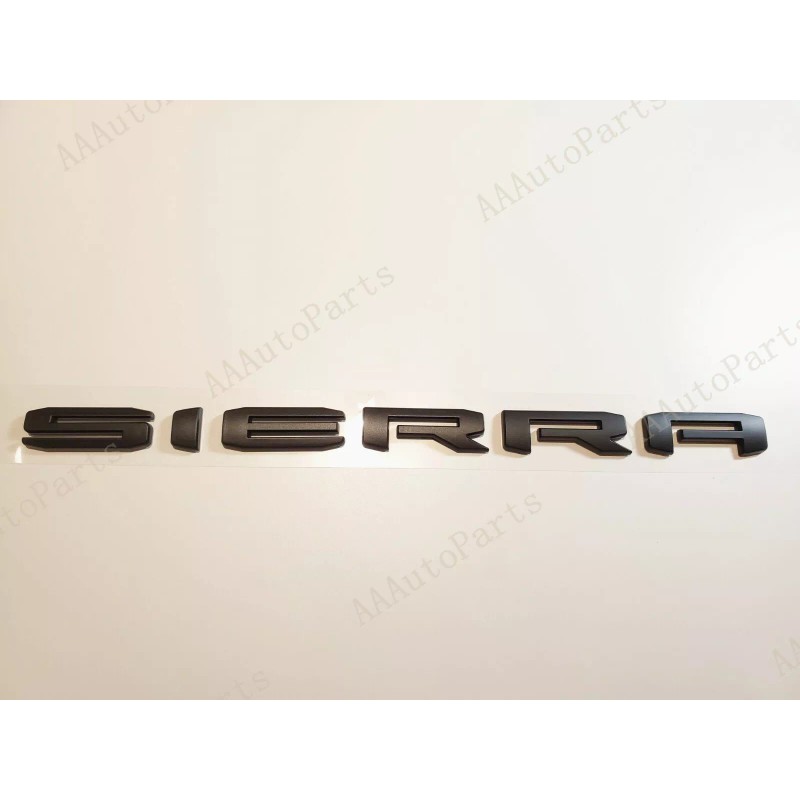 GMC 4PC Set Matte Black DENALI HD DENALI SIERRA Emblems