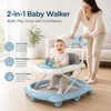 2-in-1 Baby Walker for Walking Practice – Adjustable Activity Walker