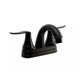Dura Faucet Elegant Arc Spout RV Lavatory Faucet - Matte Black