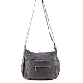 WEDMAY Women’s Casual Multi Pocket Nylon Cross Body Shoulder Bag Messenger Bags Handbag Tote Purse (WM1503 Purple)