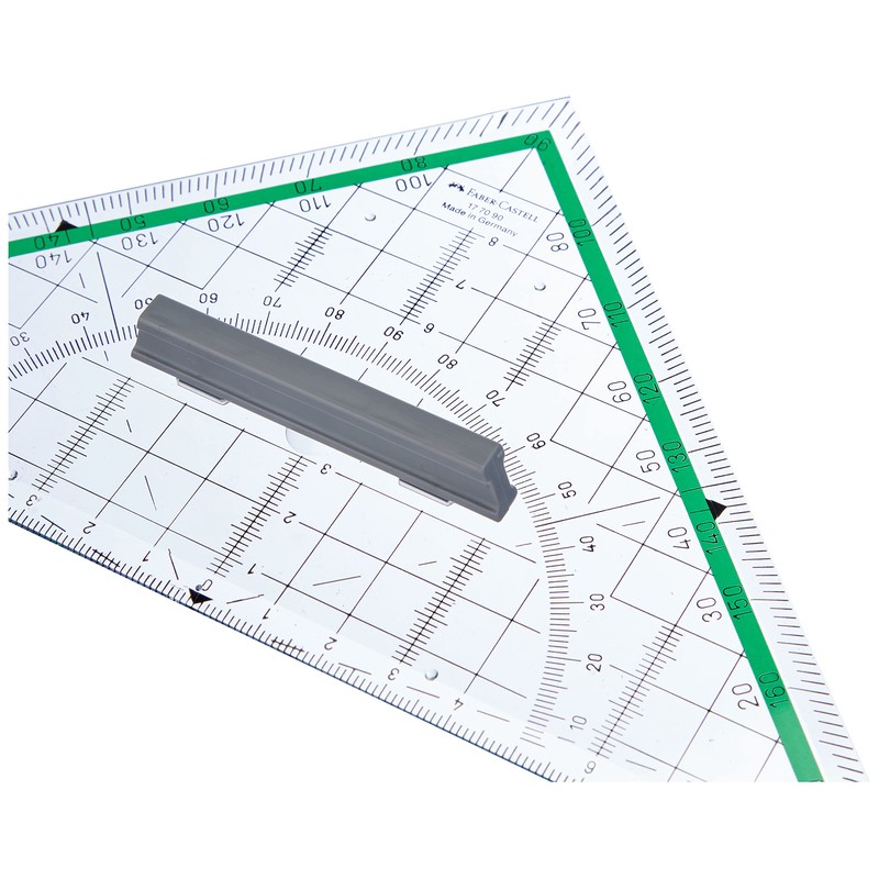 Faber Castell 177090 20 cm Triangle with Handle