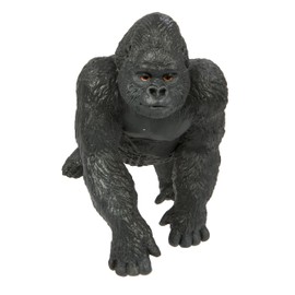 Safari Ltd. Lowland Gorilla Figurine - Detailed 4.25" Plastic Model Figure - Fun Educational Play Toy for Boys, Girls & Kids Ages 1+