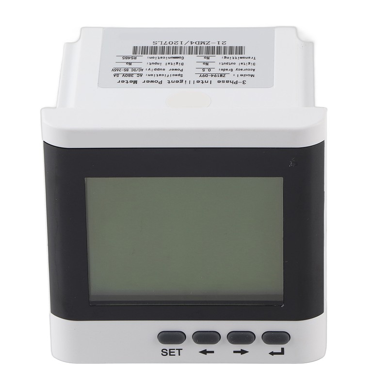 Multi Function Three Phase Programmable Electric Power Meter Digital LED