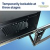 Rackmount Sliding Rails - Kit for 2U-8U Chassis (Adjustable 26"