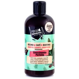 Real Natura Shampoo für Haarwuchs, stimuliert das Wachstum, stärkt das Haar, tiefe Ernährung, Schutz und Pflege, 300 ml