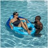 SwimWays Spring Float Canopy Recliner Chair for Swimming Pool, Inflatable