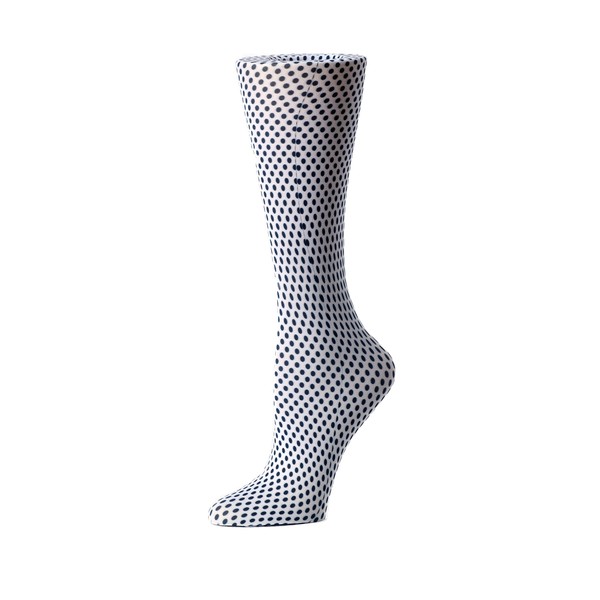 Cutieful Therapeutic Sheer 8-15 mmHg Compression Hosiery - Traditional Polka Dot