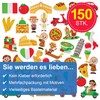 Baker Ross FN044 Italy Foam Stickers - Pack of 150