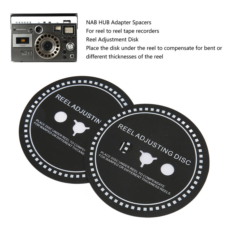2PCS Nab HUB Adapter Spacer Silicone Reel Adjusting Disc for