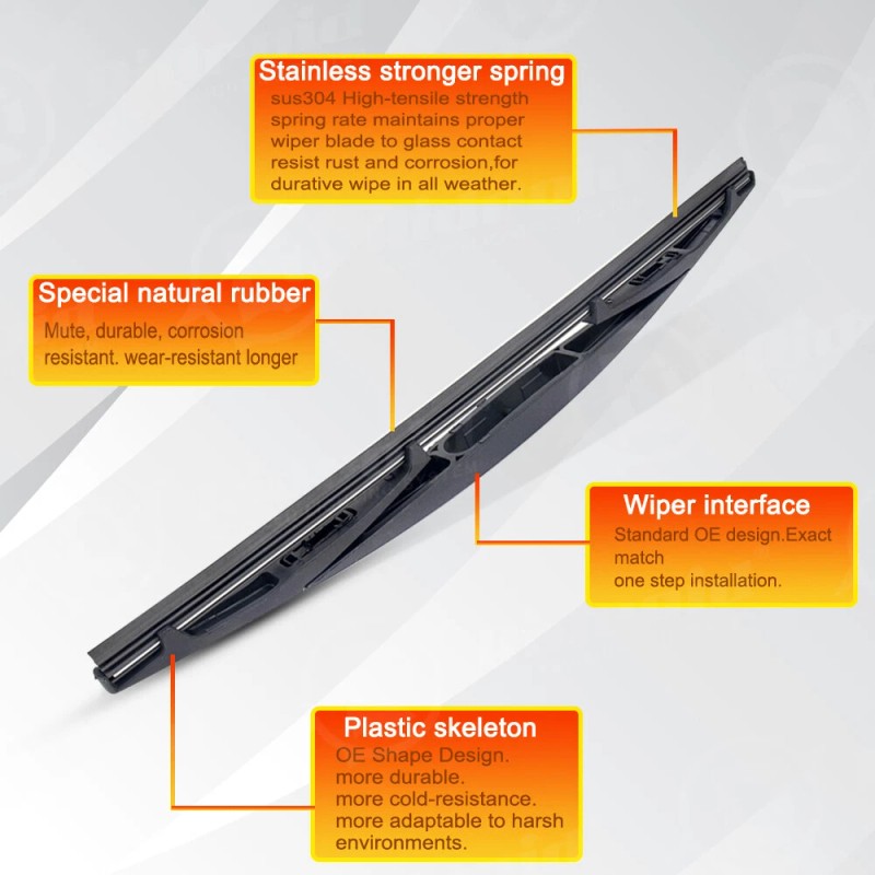 Brazo limpiaparabrisas trasero con cuchilla para 15277756 07-13 GM Escalade