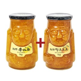 제주 유자차 1kg+뎅유지차 1kg Jeju Yuja Tea 1kg + Dengeung Tea 1kg