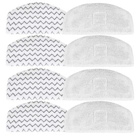 8 Pack Steam Mop Reusable Replacement Pads for Bissell Powerfresh Steam Mop 1940 1806 1544 2075 2685A 2181 2814 Series, Model 19402 19404 19408 19409 1940A 1940F 1940Q 1940T 1940W B0006 B0017 2075A