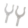 2Pcs Rowlock Socket Bracket 2in Aluminum Portable Durable Side Mount