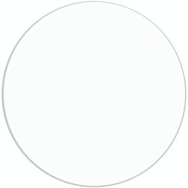 KastLite Clear Acrylic Disc | Plexiglass Circle with Custom Thickness and Diameter | Selection: 1/4" Thickness with Custom Diameter