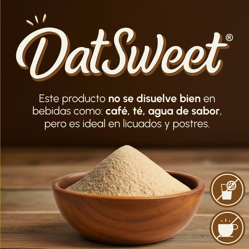 KampoNoble Dátil en Polvo Endulzante Natural sin Azúcar Refinada ni