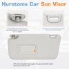 Hurotoms Left Driver Side Sun Visor with Mirror,Without Light for
