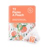 T2 Packs A Peach Fruit Tea, Fruit Tisane Teabags in