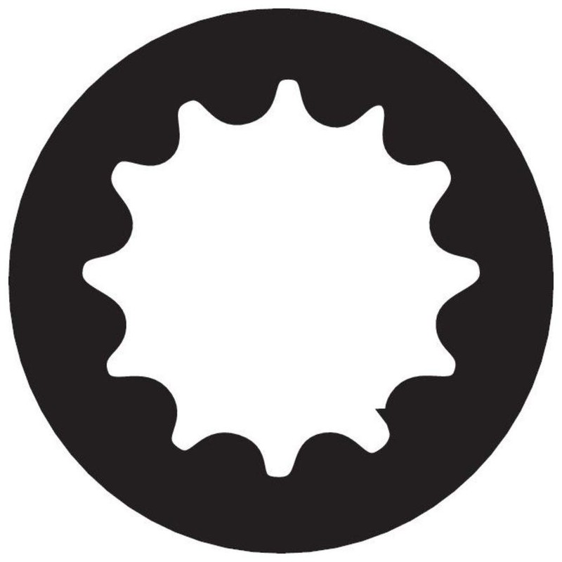 Bahco 7805DM-24 Bi-Hex Deep Length Socket, Silver, 1/2-Inch, 24 mm