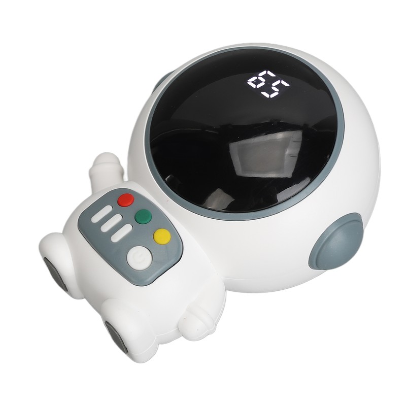 Astronaut Shaped Cute Hand Warmer Digital Display USB Rechargeable 2