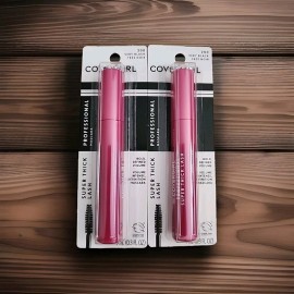 COVERGIRL Lot Of 2 Covergirl Professional Mascara 3in1, Very Black #200 Brand New Sealed