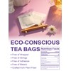 TeeLux Chamomile Passionflower Tea Bags, Smooth & Soothing Taste, 100