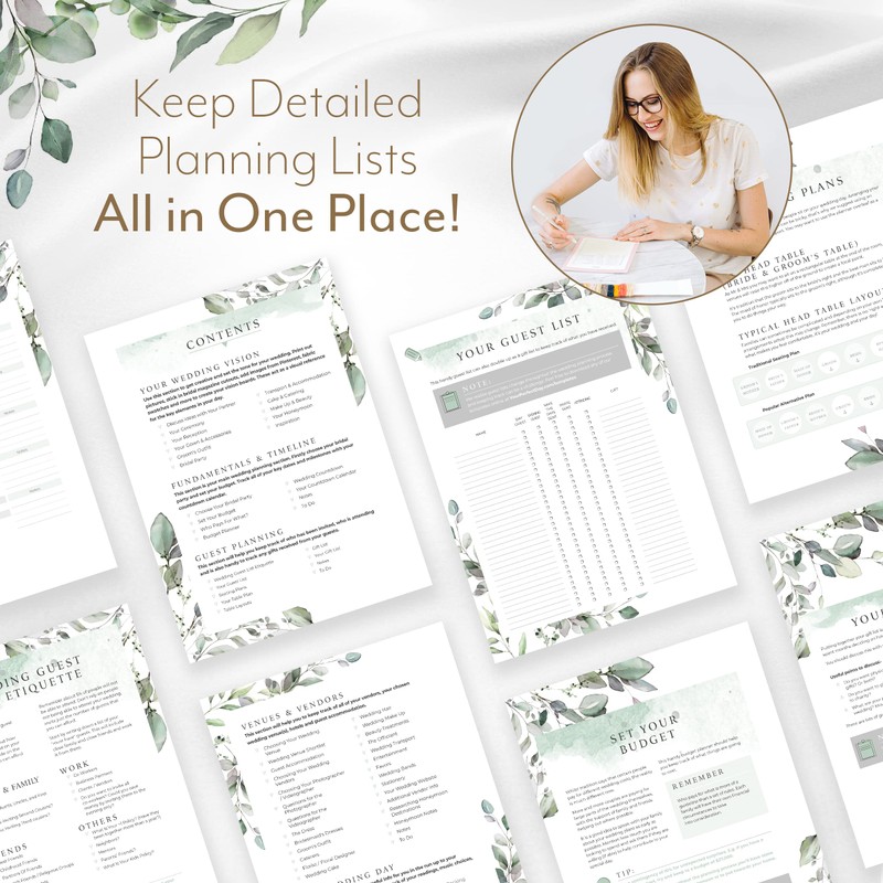 Your Perfect Day Wedding Planner Book and Organizer - Wedding