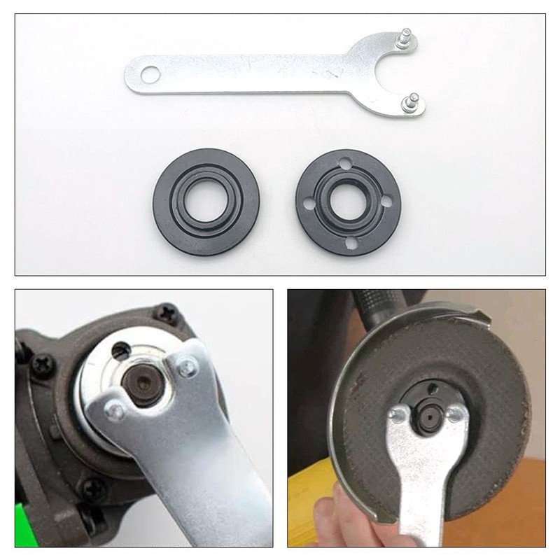 3 Piece Set Grinder Flange Angle Wrench Flange Spanner Metal