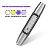Identification Flashlight Super Bright USB Rechargeable Quad LEDs Portable Jade