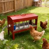 Automatic Chicken Waterer, Multi-Side Drinking Holes and Detachable Legs