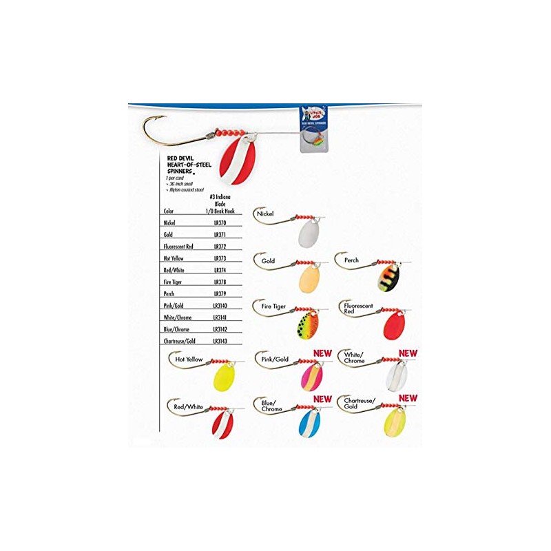 Little Joe Heart-of-Steel Spinners - Fire Tiger