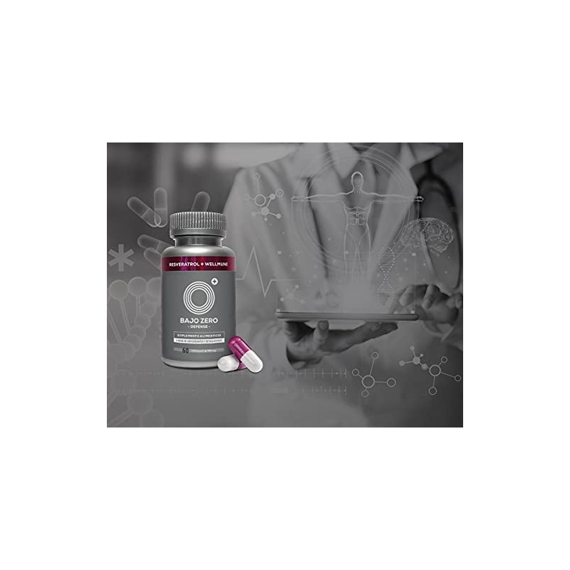 Bajo Zero Defense. Resveratrol y Wellmune. Poderoso antioxidante y potenciador