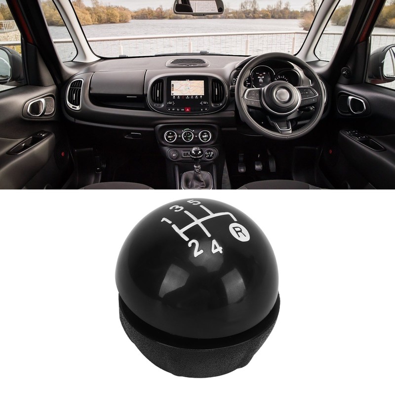 Shift Knob Manual Transmission Comfortable Grip Replacement for Fiat 500