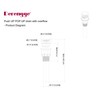 Derengge PD-4305-MT Bathroom Sink Drain with Overflow Vessel Sink Lavatory
