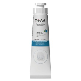 Tri-Art High Viscosity Artist Acrylic - Titanium White, 60 ml tube