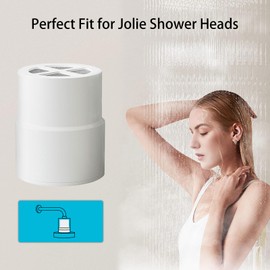 3-packs Replacement Filter Compatible For JOLIE shower filter head for Hard Water, Heavy Metals, Chlorine and Harmful Substance