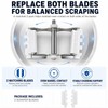 YKF-116 Scraper Blades for VEVOR Hard Ice Cream Machines, 2-Pack