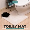 S.D.S. Actually Great Contour Bathroom Mat, U-Shape Toilet Rug, Memory